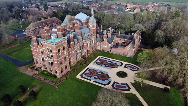 Kelham Hall from the air
