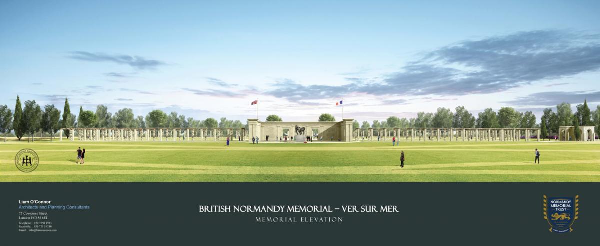 Normandy Memorial design by Liam O'Connor
