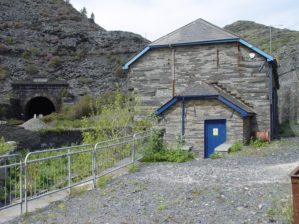 Welsh slate railway terminal