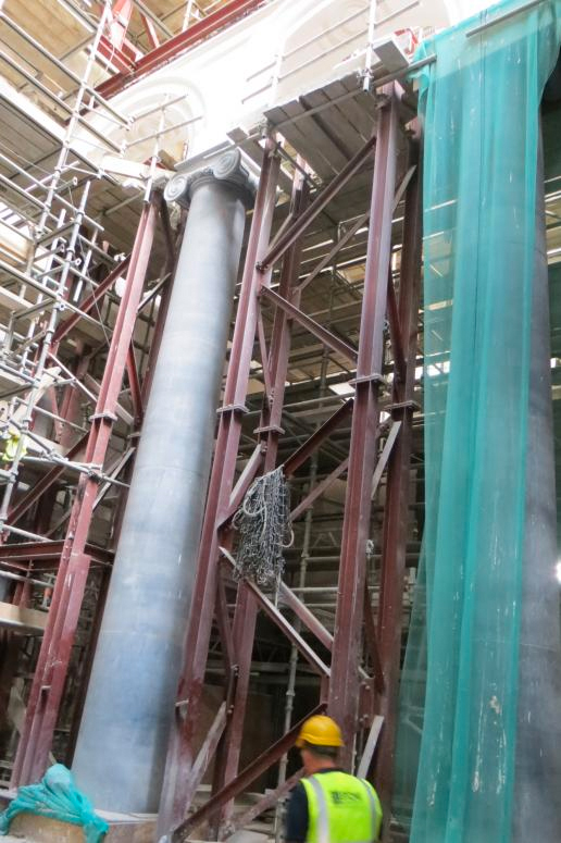 New columns at St Mel's