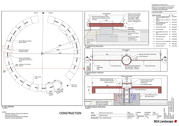 Design of the Glade of Light