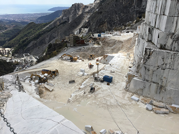 Carrara marble quarry