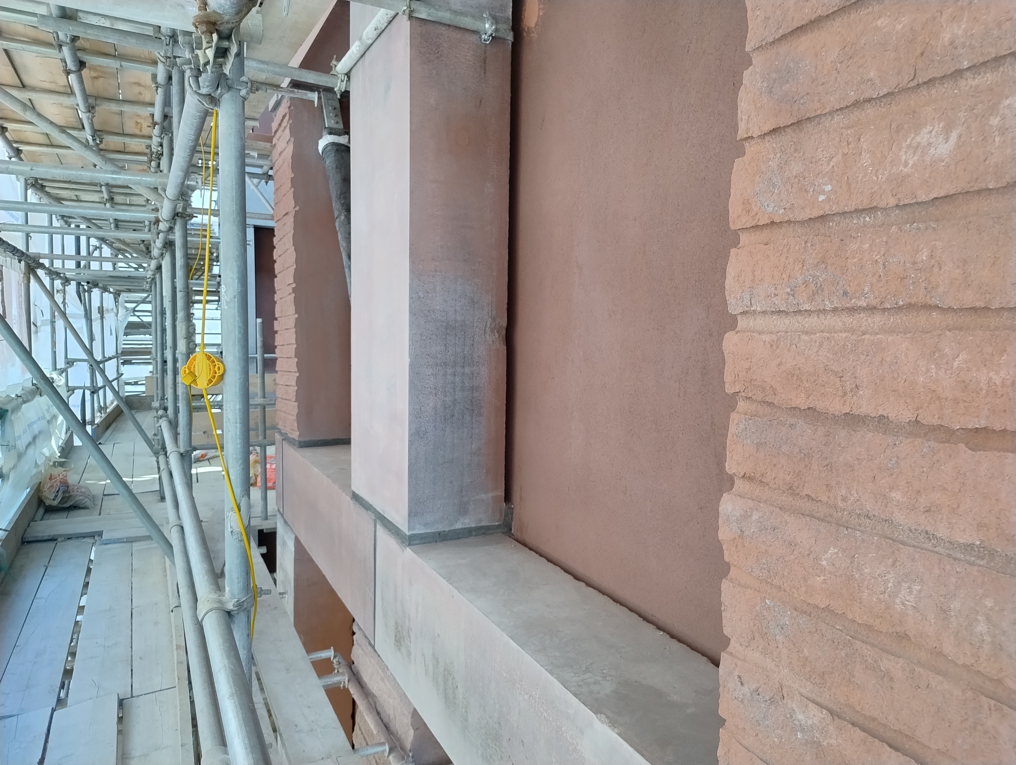 Sneak peak of a bastion of structural stone