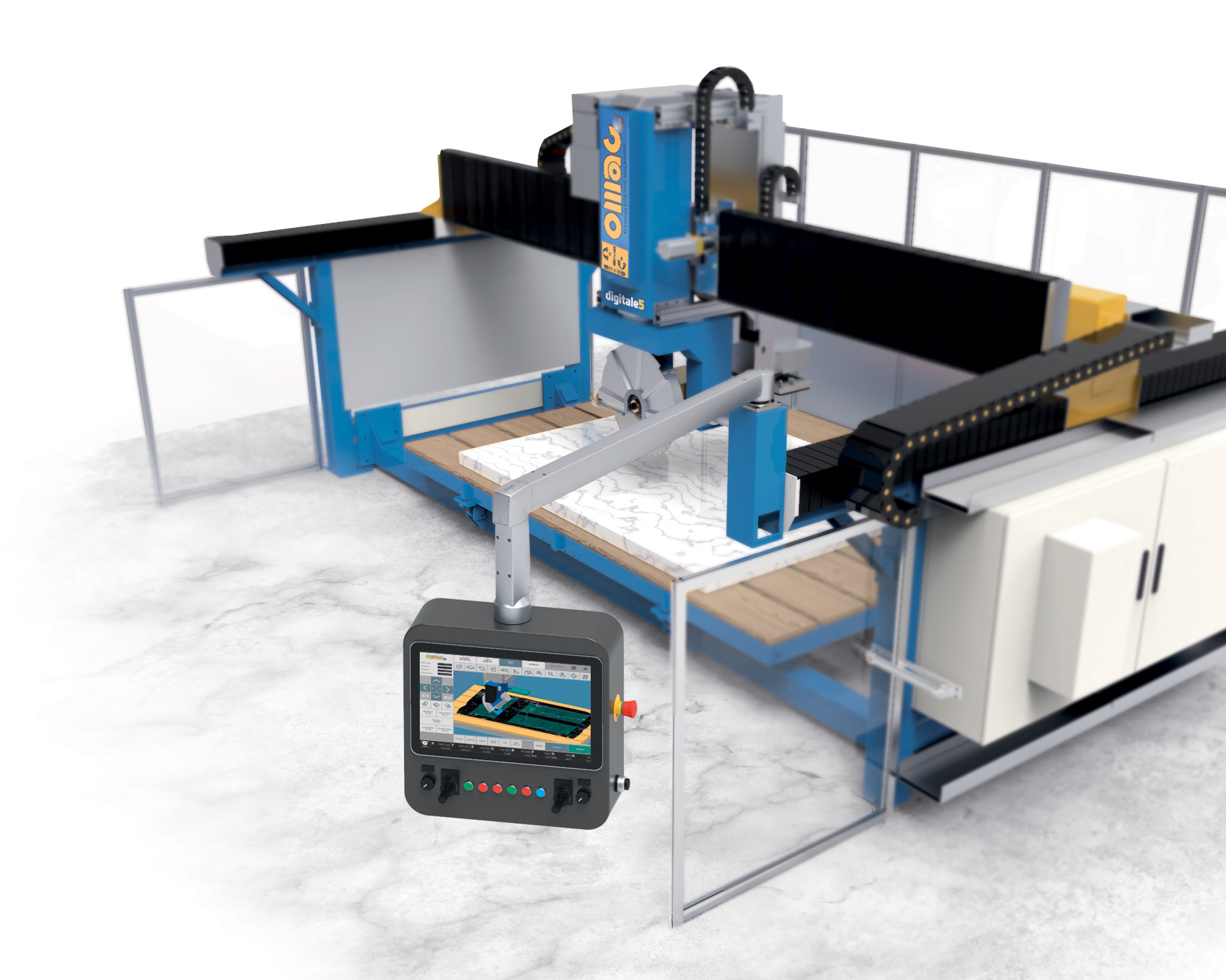 Machinery No compromise with the Omag Digitale Stone Specialist