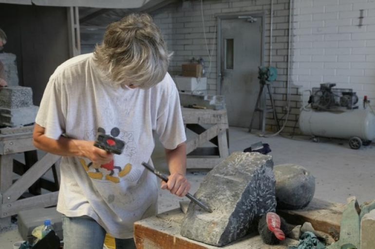 stone carving