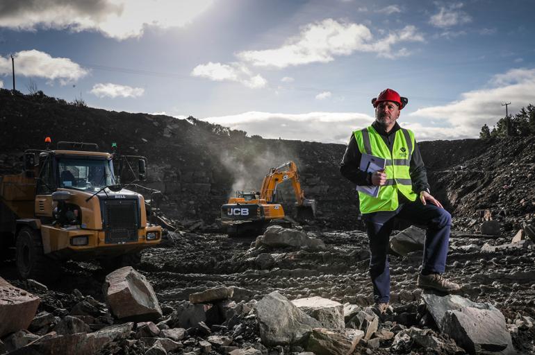 Brian Binnie in Denfind Quarry