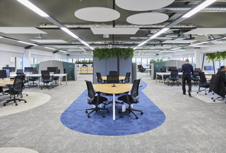Material Zoning Shapes Inizio’s New Workspace
