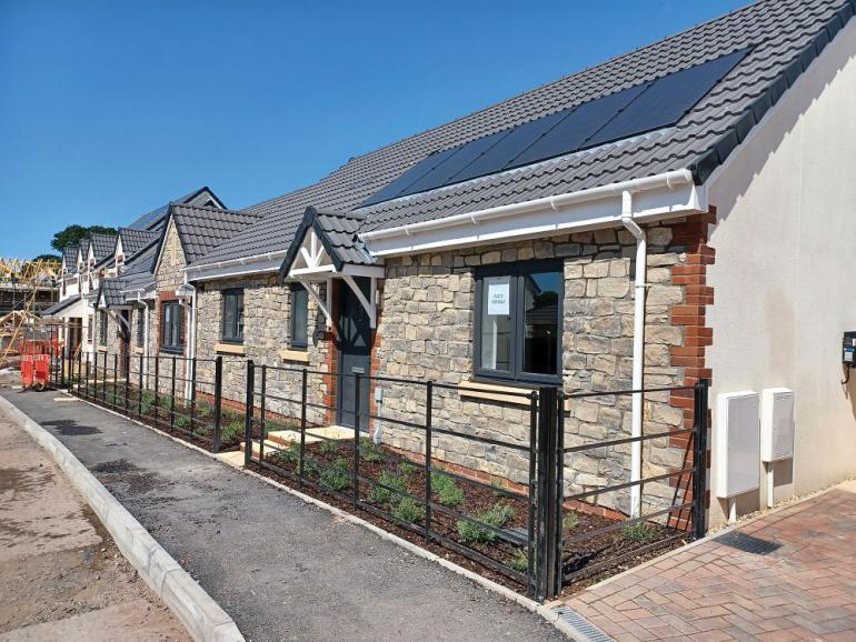 Langton Grey blend used in modern housing development