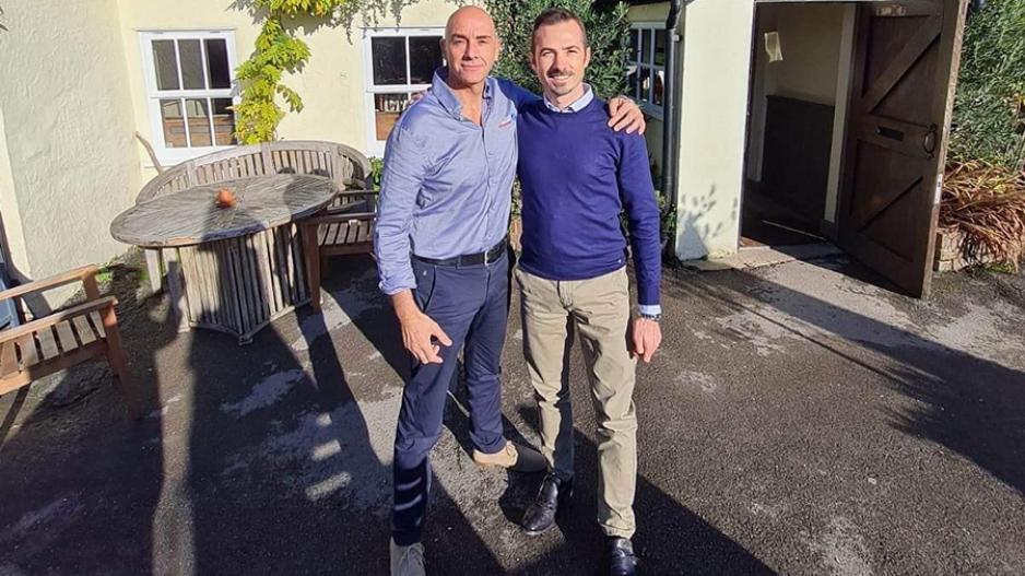 Andy Bell with Christian Montanari