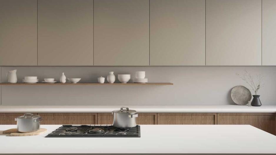 Caesarstone’s 110 Whitenna is part of its porcelain collection