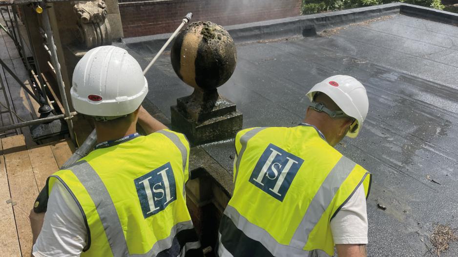 Doff cleaning in action at a private estate