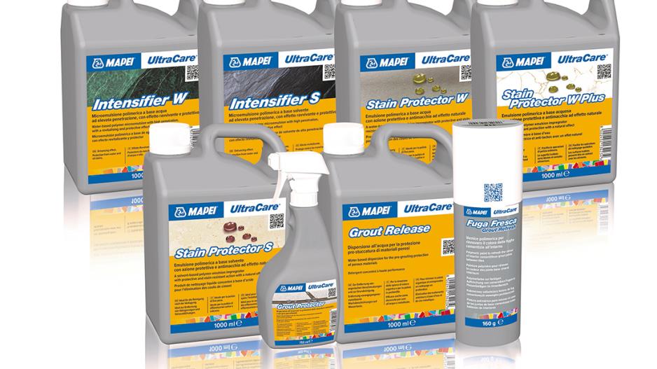 Mapei introduces eight new UltraCare surface protectors