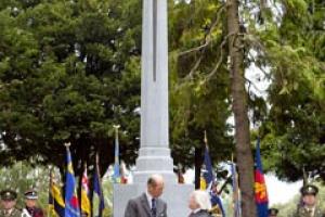 The Duke of Kent (left) and the President of Ireland at the unveiling of the Cross of Sacrifice. Photo: Chris Bellew / Copyright: Fennell Photography The Duke of Kent (left) and the President of Ireland at the unveiling of the Cross of Sacrifice. Photo: Chris Bellew / Copyright: Fennell Photography
