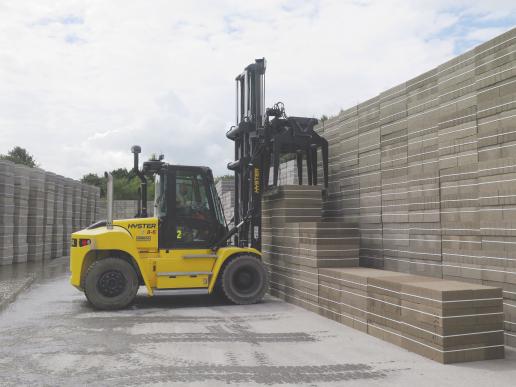 Updated H8-126XM range of lift trucks from Hyster