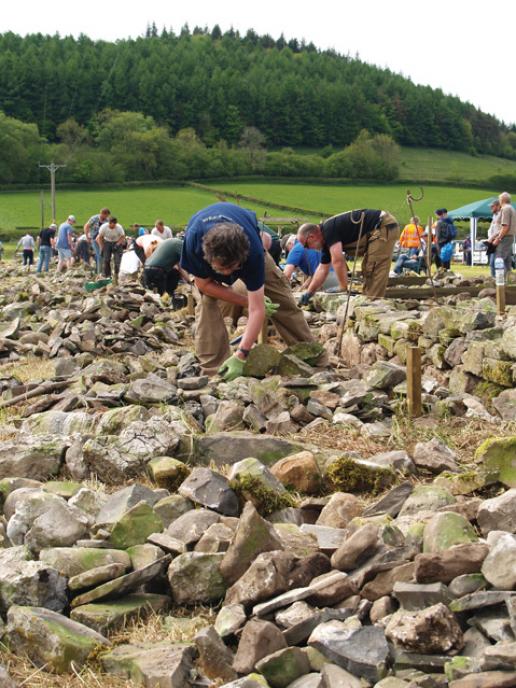Dry stone walling