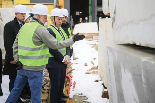Ramish Haradinaj visits Fox Marble