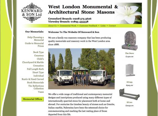 Kenward & Son website