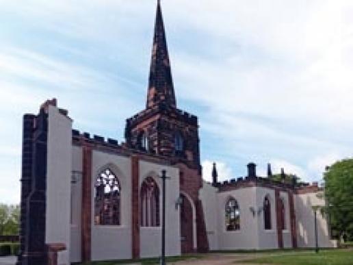 St Mary’s Tower, repaired using Red St Bees sandstone by Stone Central (NW). St Mary’s Tower, repaired using Red St Bees sandstone by Stone Central (NW).