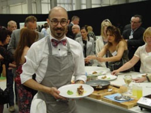 Masterchef finalist Tony Rodd helping to raise the profile of Caesarstone. Masterchef finalist Tony Rodd helping to raise the profile of Caesarstone.