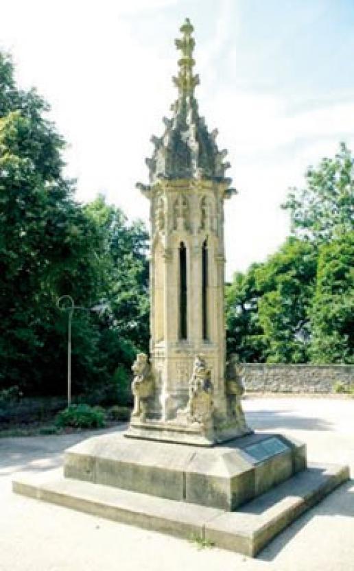 Clitheroe’s Palace of Westminster Pinnacle in the Castle’s War Memorial Gardens. Clitheroe’s Palace of Westminster Pinnacle in the Castle’s War Memorial Gardens.