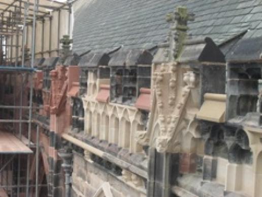 Midland Conservation's work at Lichfield Cathedral. Midland Conservation's work at Lichfield Cathedral.