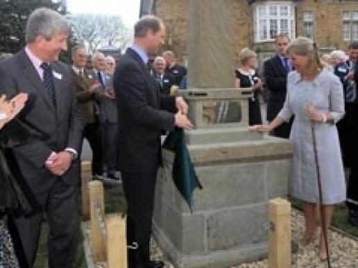 Prince Edward and Sophie of Wessex unveil the restored obelisk at the centre of the Royal Forest of Dean today (7 May). Nick Horton is on the left. Prince Edward and Sophie of Wessex unveil the restored obelisk at the centre of the Royal Forest of Dean today (7 May). Nick Horton is on the left.