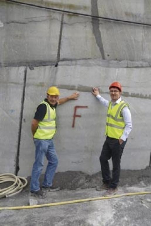 Paul Ryan (right), the Managing Director of Stone Developments, and Brendon Costello, the Operations Director. Paul Ryan (right), the Managing Director of Stone Developments, and Brendon Costello, the Operations Director.