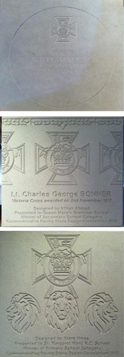 The overall winning design at the top with the schools winners underneath it. The overall winning design at the top with the schools winners underneath it.
