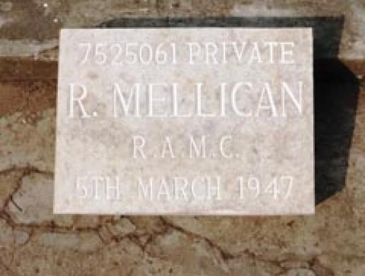 Commemorating Private Mellican 68 years after his death in Burma. Commemorating Private Mellican 68 years after his death in Burma.