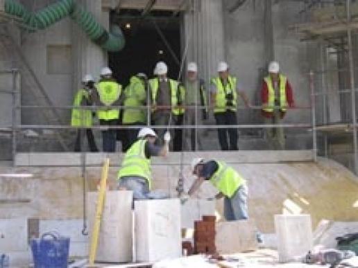 Delegates during a site visit on SPAB's Repair of Old Buildings Course last year. Delegates during a site visit on SPAB's Repair of Old Buildings Course last year.