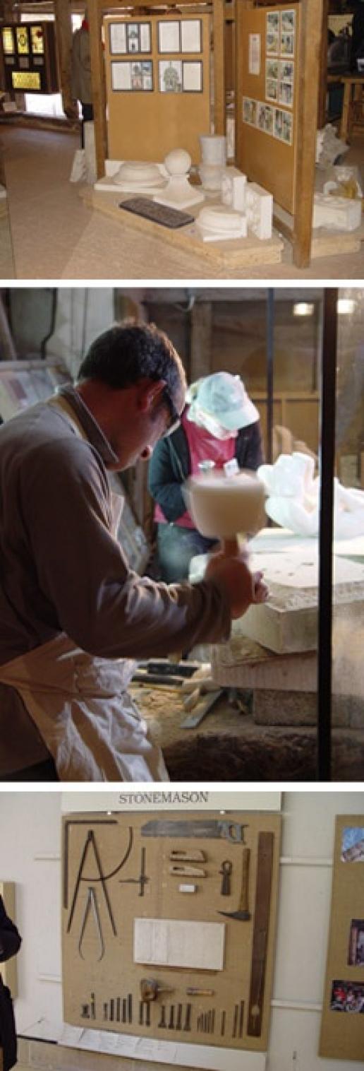 Some of the stonemasonry features at the Weald & Downland Museum, which has now been granted £250,000. Some of the stonemasonry features at the Weald & Downland Museum, which has now been granted £250,000.