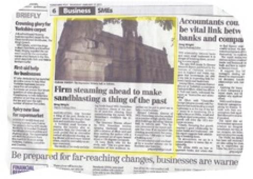 Wgl Stoneclean Hit The Headlines With Alternative To Sandblasting