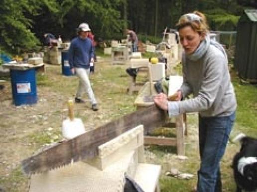 Traditional masonry skills being taught at Woodchester Mansion. Traditional masonry skills being taught at Woodchester Mansion.