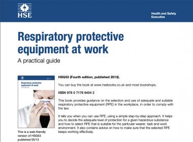 HSE guidance on masks