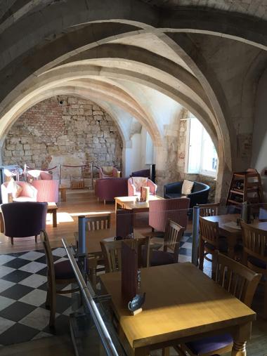 The undercroft at Priory House in Dunstable