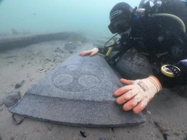 Purbeck gravestone found on shipwreck