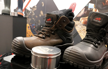 Rockfall safety footwear