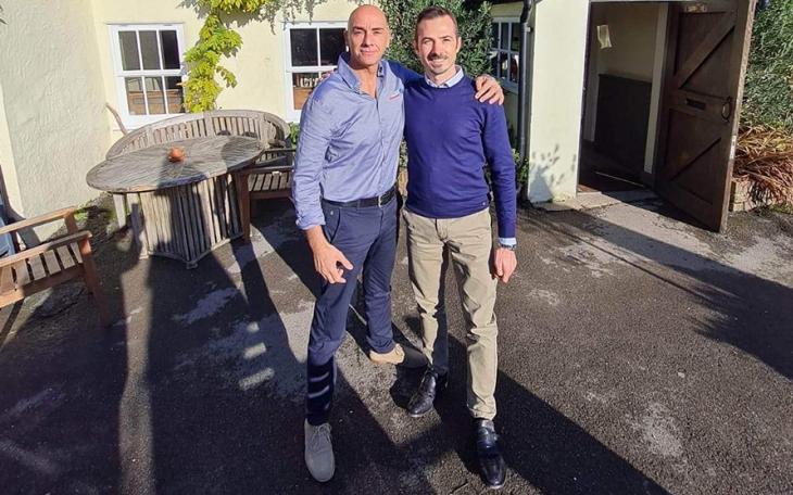 Andy Bell with Christian Montanari
