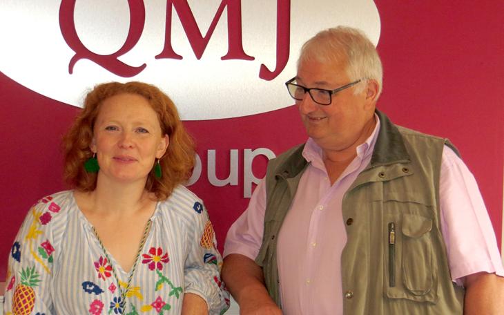 Claire Howcutt-Kelly with Eric Bignell