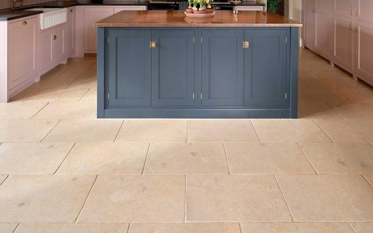 Buscot Limestone Tumbled floor