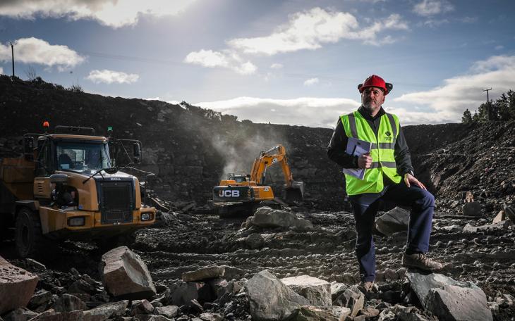 Brian Binnie in Denfind Quarry