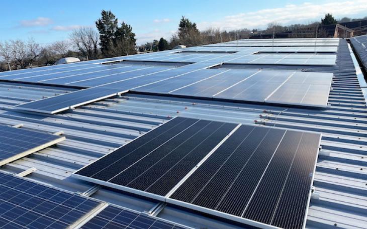 Solar Panels at DK Holdings