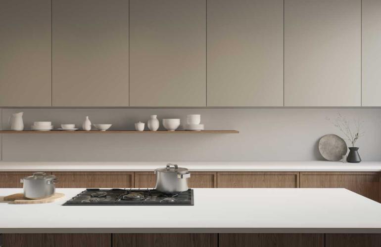 Caesarstone’s 110 Whitenna is part of its porcelain collection