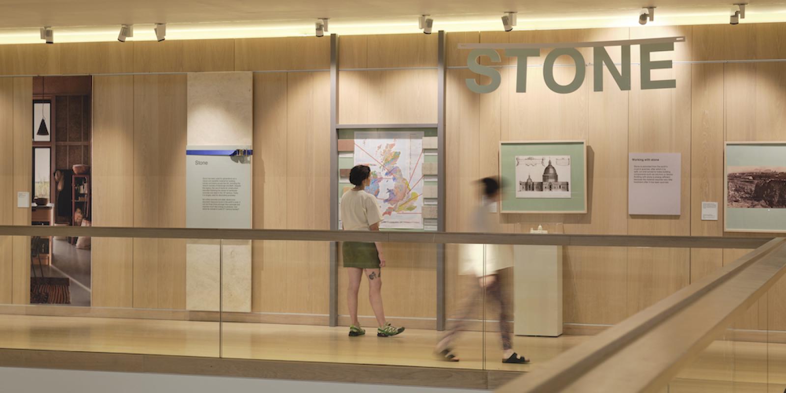 Stone’ section of How to Build a Low-Carbon Home. © Felix Speller for the Design Museum.
