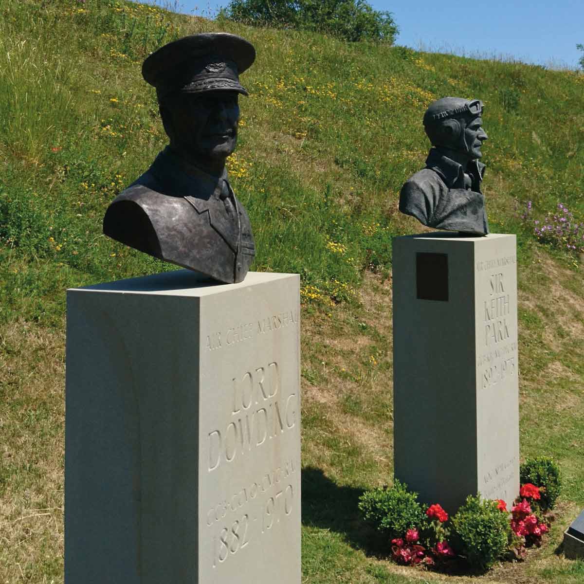 Bronze busts for the Battle of Britain Memorial Trust Bronze busts for the Battle of Britain Memorial Trust